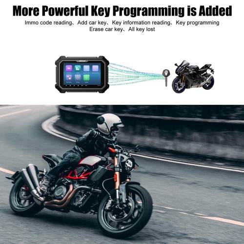 2024 OBDSTAR MS80 Intelligent Motorcycle Diagnostic Tool Support IMMO Programming