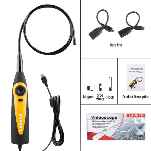 Launch X431 VSP-600 VSP600 Videoscope Camera Endoscope Flexible IP67 Waterproof for Launch X431 Scanners and Android Devices
