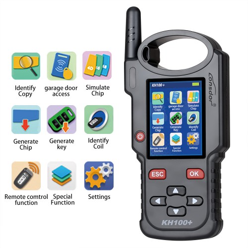 Lonsdor KH100+ Full Featured Key Remote Programmer with Toyota AKL Online Calculation 1 Year Activation