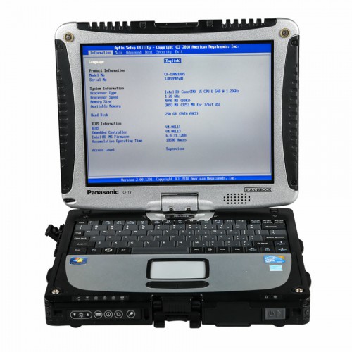 V2022.9 MB SD C5 Connect Compact 5 Star Diagnosis with SSD Plus Panasonic CF19 I5 4GB Laptop Software Installed Ready to Use