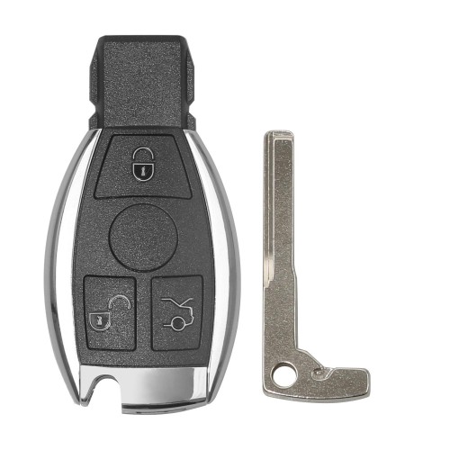 [US/UK/EU Ship] Smart Key Shell 3 Button for Mercedes Benz Assembling with VVDI BE Key Perfectly