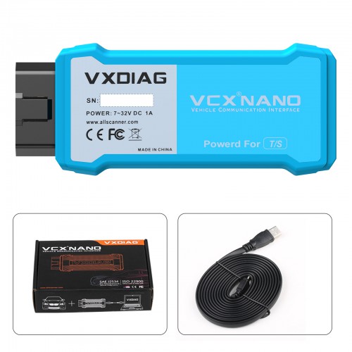 [US/UK/EU Ship] Wifi VXDiag VCX Nano for Toyota Techstream V17.30.011 Compatible with SAE J2534 Support Year 2020