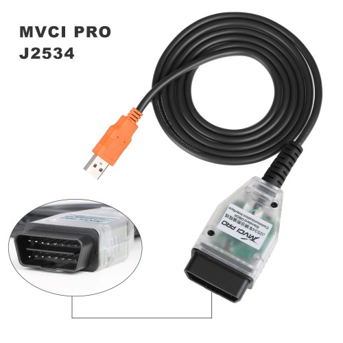 Xhorse MVCI PRO J2534 Vehicle Diagnostic Programming Cable for VW/ Ford Mazda/ Honda/ Toyota/ SUBARU