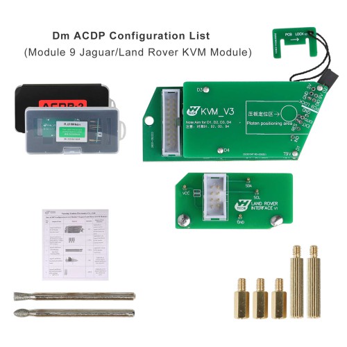 Yanhua Mini ACDP-2 Locksmith Package with Module 1/2/3/7/9/10/12/20/24/29 and B48/N20/N55/B38 Bench Board for BMW Land Rover Porsche Volvo Audi