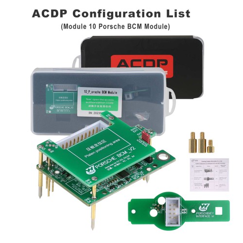 Yanhua Mini ACDP-2 Programmer with Module10 for Porsche BCM Package Key Programming Support Add Key & All Key Lost from 2010-2018