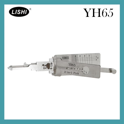 LISHI HY65 2 in 1 Auto Pick and Decoder Locksmith Tool