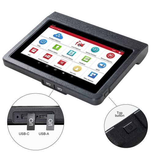2024 Launch X431 V+ 5.0 PRO3 Diagnostic Tool Supports Topology Mapping ECU Online Coding & 37+ Services AutoAuth FCA SGW Add CAN FD Protocols