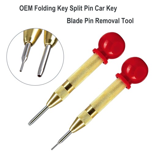 OEM Folding Key Split Pin Car Key Blade Pin Removal Tool 2pcs/lot