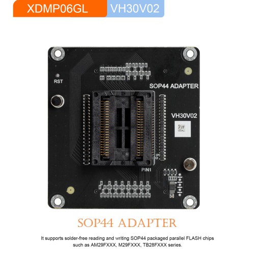 2024 Xhorse Multi-Prog Programmer Adapters XDMP04GL VH24 SOP44 TSOP48 + XDMP05GL VH29 EEPROM FLASH + XDMP06GL VH30 SOP44 + XDMP07GL VH31 TSOP48