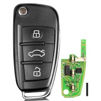 [EU Ship] Xhorse Audi A6L Q7 Style XKA600EN Universal Remote Key 3 Buttons X003 for VVDI Key Tool 5pcs/lot