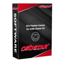ECU Flasher Function Authorization for OBDSTAR X300 Classic G3