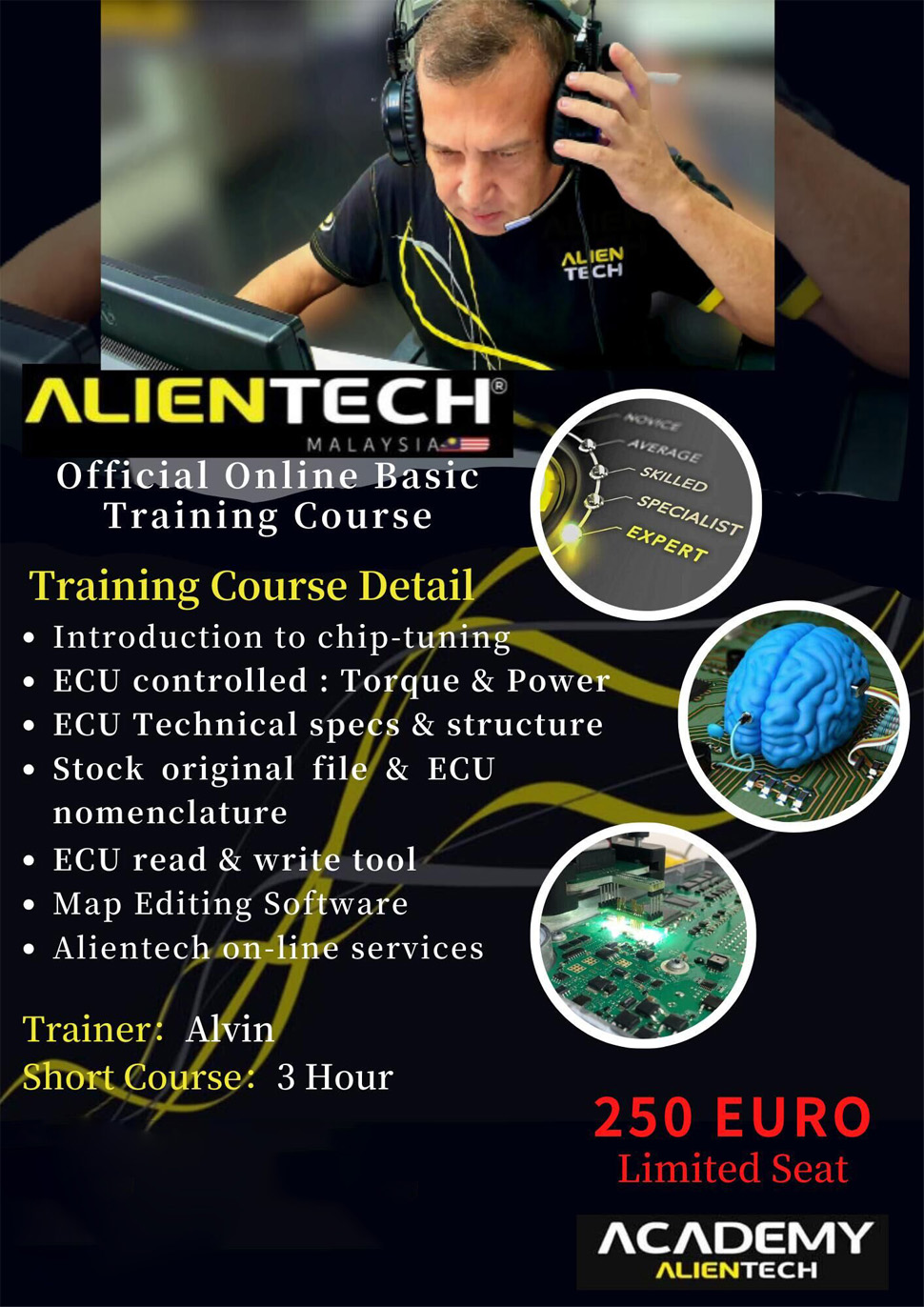 Alientech Official Online Basic Training Course About ECU Chip-tuning