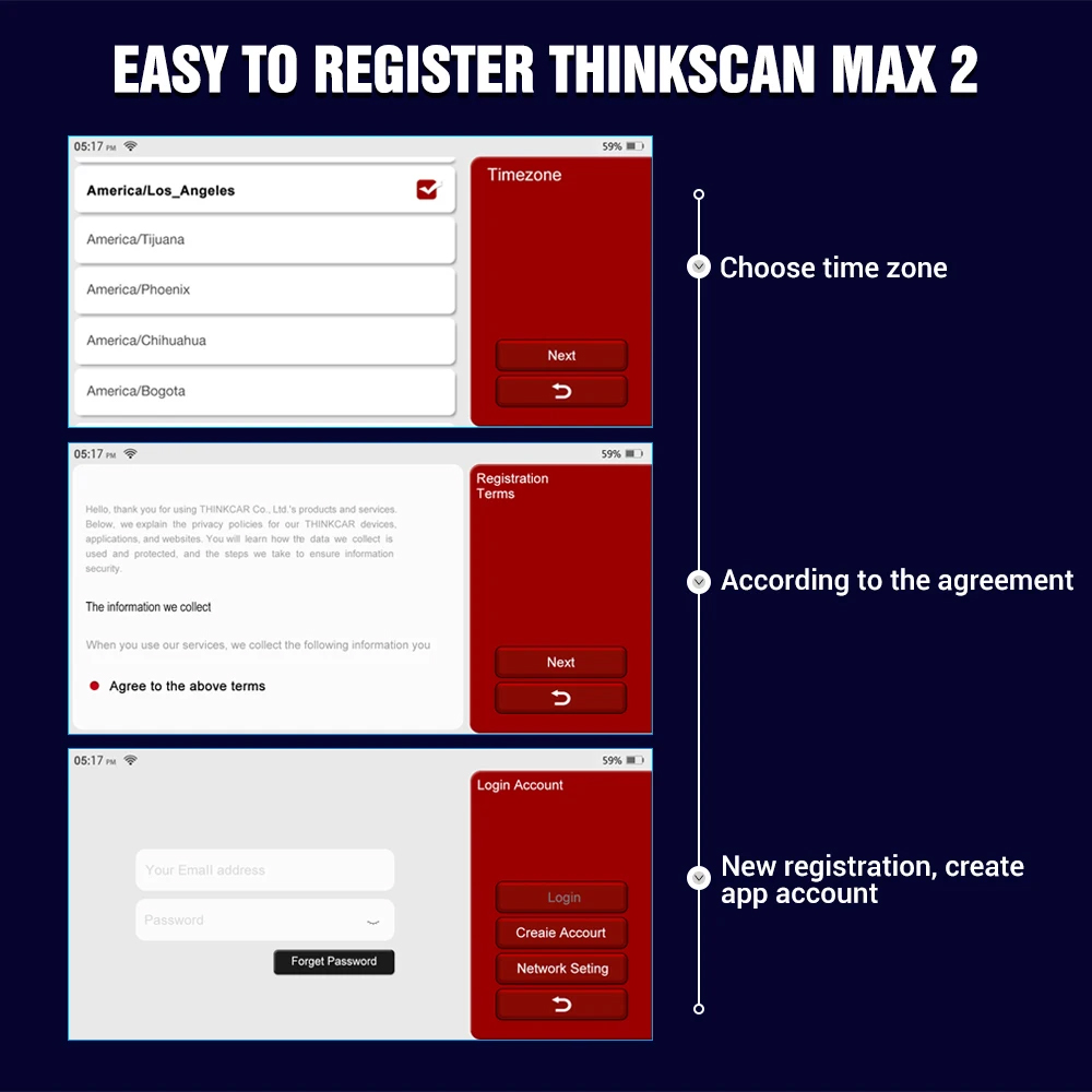How to Quick Registration THINKCAR ThinkScan Max 2