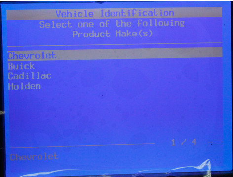 Gm Tech2 software display 2