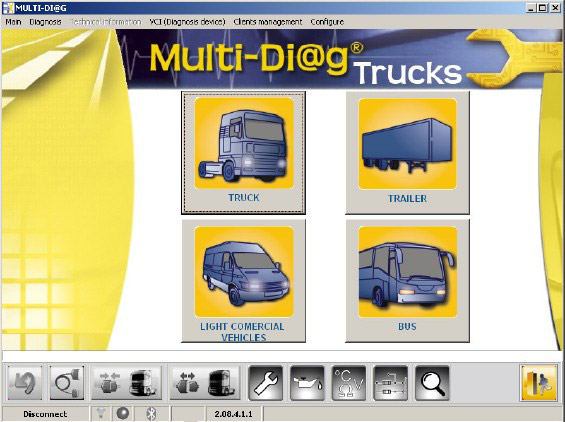multi-diag bluetooth truck heavy software 2