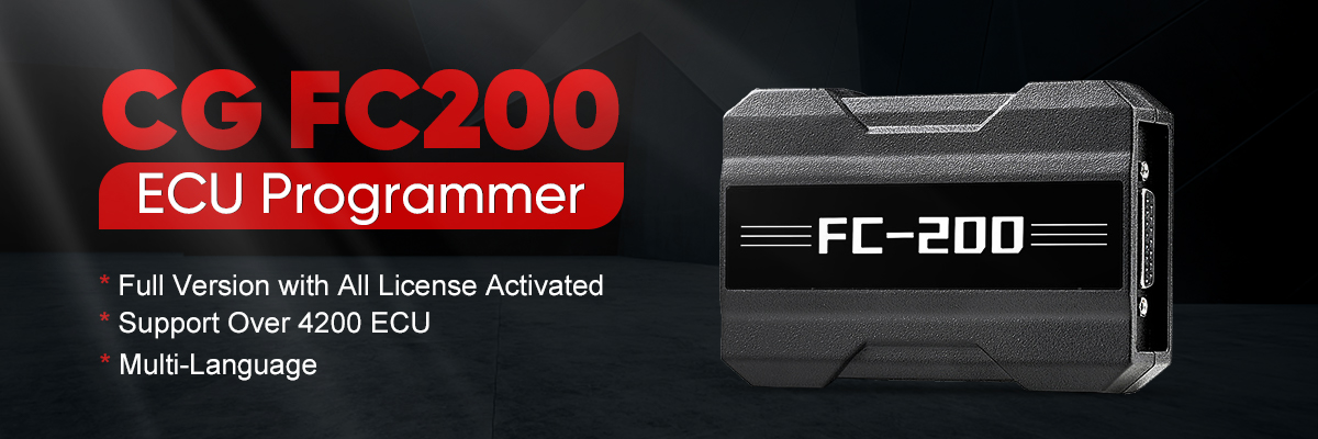 CG FC200 ECU Programmer Full Version Support 4200 ECUs