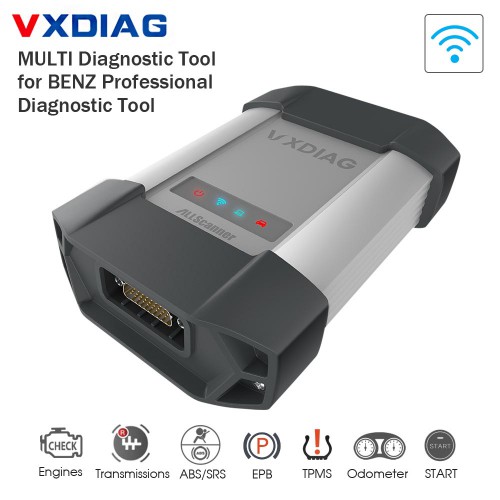 VXDIAG Benz C6 Star VXDIAG Multi Diagnostic Tool with Software HDD for Mercedes Support Online Coding