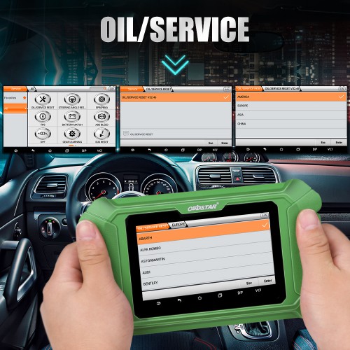OBDSTAR X200 Pro2 Oil Reset Tool Support Car Maintenance to Year 2021 TPS/ EPB/ ABS bleed/ Battery match/ Steering Angle reset/ DPF/ Gear learn