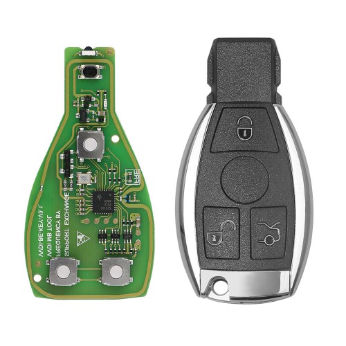 [US/EU Ship] 5pcs Xhorse VVDI BE Key Pro with Smart Key Shell 3 Buttons for Mercedes Benz Get 5 Free Token for VVDI MB Tool