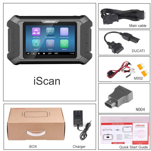 2024 OBDSTAR iScan for DUCATI Motorcycle Diagnostic Tool Support IMMO Programming