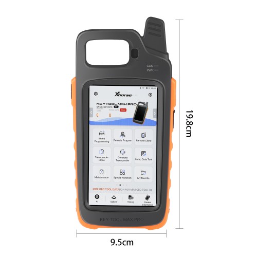 Newest Xhorse VVDI Key Tool Max Pro With MINI OBD Tool Function Support CAN FD/ Voltage and Leakage Current