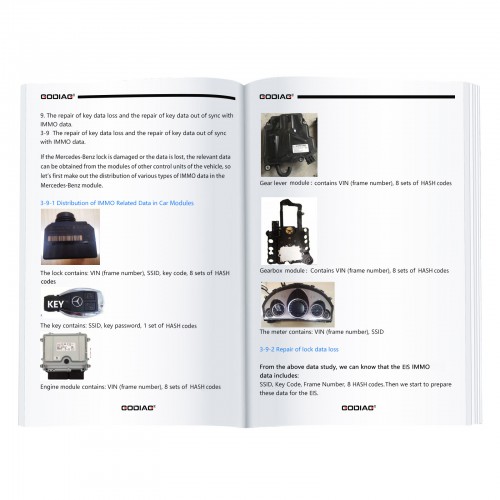 2023 GODIAG Key Tool Plus Practical Instruction 1&2 Two Books for Locksmith and Vehicle Maintenance Engineer