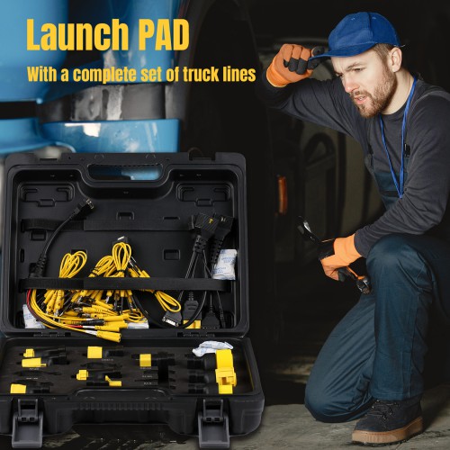 Heavy Duty Truck Software License for Launch X431 PAD V/ PAD VII Get Free Adapter Set