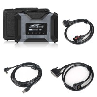 Super MB PRO M6+ for Benz Trucks Diagnoses Wireless Diagnosis Tool with OBD2 16pin Cable + USB Cable + 14pin Cable
