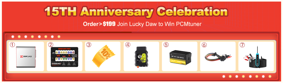 15th Anniversary Lucky Draw