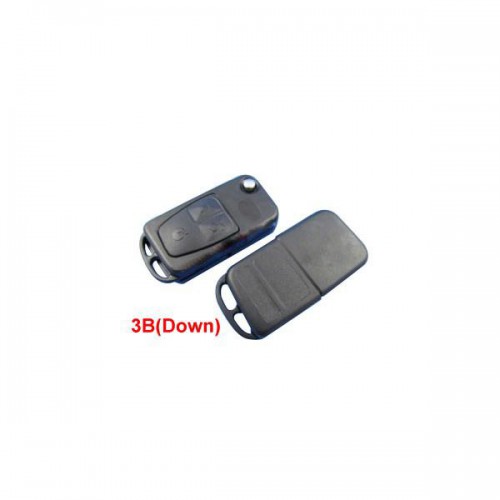 Remote Key Shell 3-Button (Opposite Buttons) for Benz 5pcs/lot