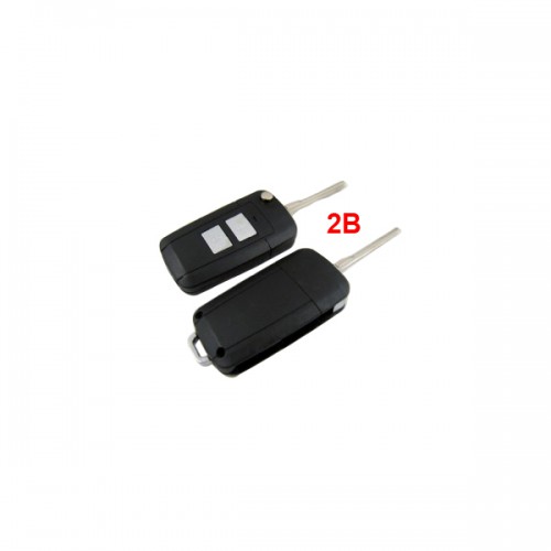 Modified Flip Remote Key Shell 2 Button for Hyundai Elantra Santa Fe 10pcs/lot