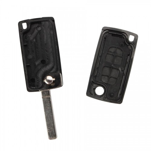 Flip Remote Key Shell 2 Button (Without Battery Location) for Citroen 5pcs/lot
