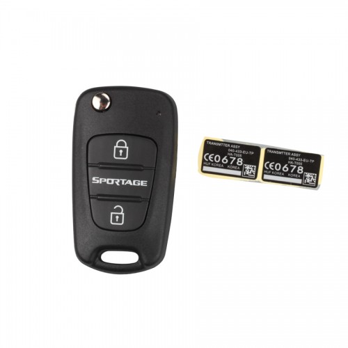 HDC Modified Flip Remote Key Shell 3 Button for Hyundai 10pcs/lot