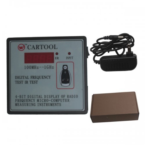 CARTOOL Digital Frequency Tester IR Tester Remote Key Frequency Tester (Frequency Range 100-500MHZ)