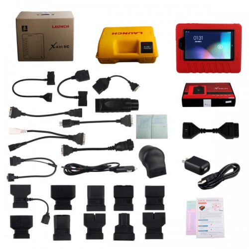 Original LAUNCH X431 5C Pro Wifi/Bluetooth Tablet Diagnostic Tool Full Set Replacement Of X431 IV/V