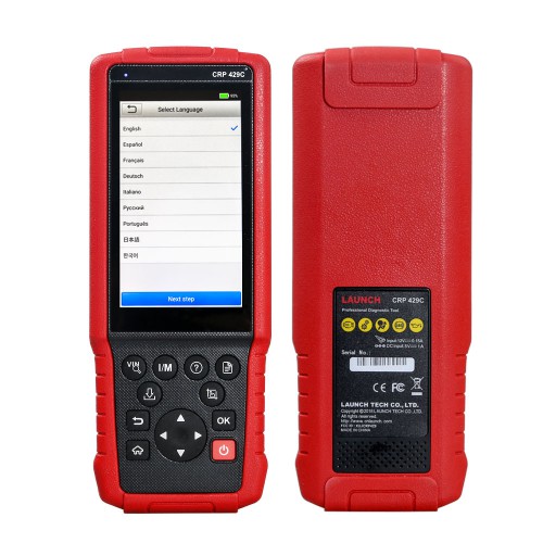 [UK Ship] LAUNCH X431 CRP429C Diagnostic Tool for Engine/ABS/SRS/AT+15 Service Functions Free Update Online Lifetime Better than CRP129