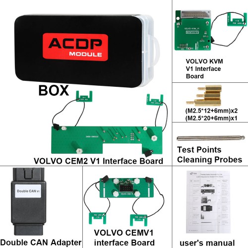 Yanhua Mini ACDP ACDP-2 Module12 Volvo Key Programming Support Add Key & All Key Lost from 2009-2018