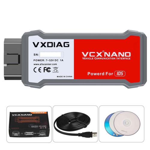 [ US/UK/EU Ship] VXDIAG VCX Nano for Ford/Mazda 2 in 1 with IDS V125 Diagnostic Tool