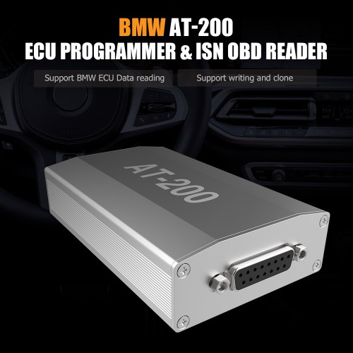 [Clearance Sale UK Ship] BMW AT200 AT-200 V1.8.5 with Full License Activated ECU Programmer & ISN OBD Reader