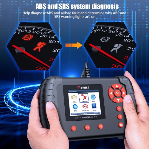 VIEDNT iLink410 ABS & SRS & SAS Reset Tool OBDII Diagnostic Tool Scan Tool