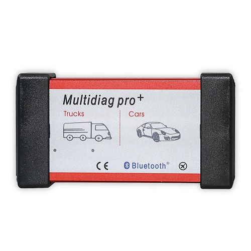 V2016.1 Low Cost New Design Bluetooth Multidiag Pro+ for Cars/Trucks and OBD2 with 4GB Memory Card
