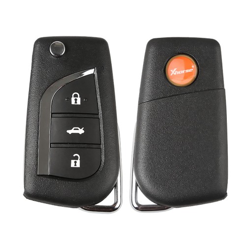[EU Ship] Xhorse Toyota Style Wireless Universal Remote Key 3 Buttons XN008 for VVDI Key Tool 5pcs/lot
