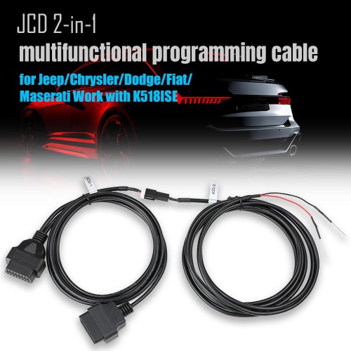[UK Ship To UK Only] Lonsdor JCD 2-in-1 Multifunctional Programming Cable for Jeep/Chrysler/Dodge/Fiat/Maserati Work with K518ISE