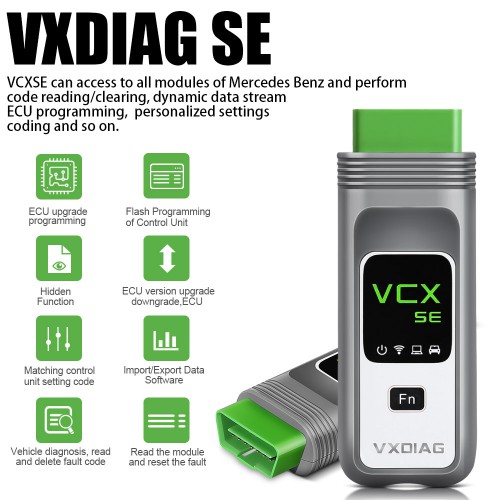 [EU Ship] VXDIAG VCX SE for Benz with 2TB Full Brands Software HDD for VXDIAG MULTI Tool Open Donet License for Free