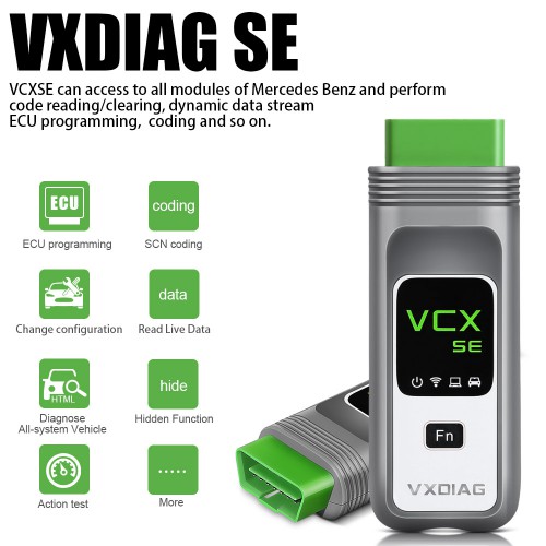 [EU Ship] VXDIAG VCX SE for Benz V2023.6 Support Offline Coding and Doip Open Donet License for Free