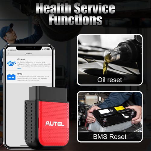[Clearance Sale US Ship] AUTEL MaxiAP AP200H Wireless Bluetooth OBD2 Scanner for All Vehicles Work on iOS and Android