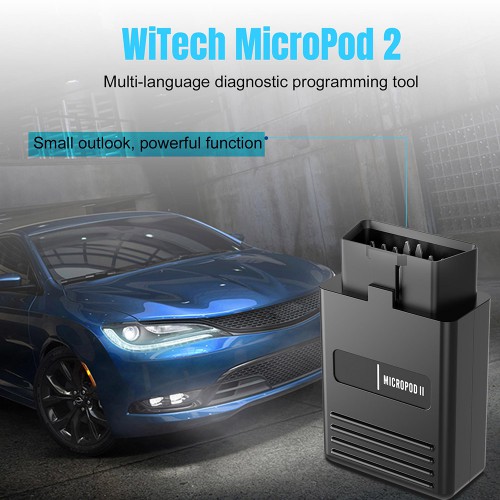 [7% Off $185] Wifi V17.04.27 wiTech MicroPod 2 Diagnostic Tool for Chrysler Dodge Jeep Fiat Online Version Supports Car till 2018