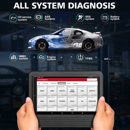 2023 Launch X431 V V5.0 8inch Tablet Wifi/Bluetooth Full System Diagnostic Tool