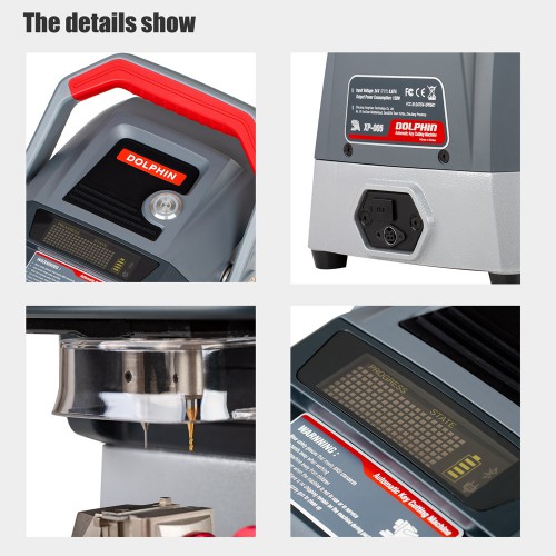 [US/UK/EU Ship] Xhorse Dolphin XP005 Automatic Key Cutting Machine Plus VVDI MB Tool with 1 Year Unlimited Token