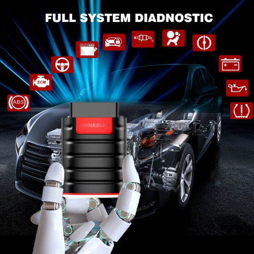 [US Ship] THINKCAR Thinkdiag Full System OBD2 Diagnostic Tool with All Brands License Free Update for One Year